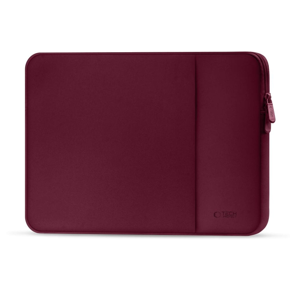 Tech-Protect Neopren 14" fodral för bärbar dator - Bourgogne