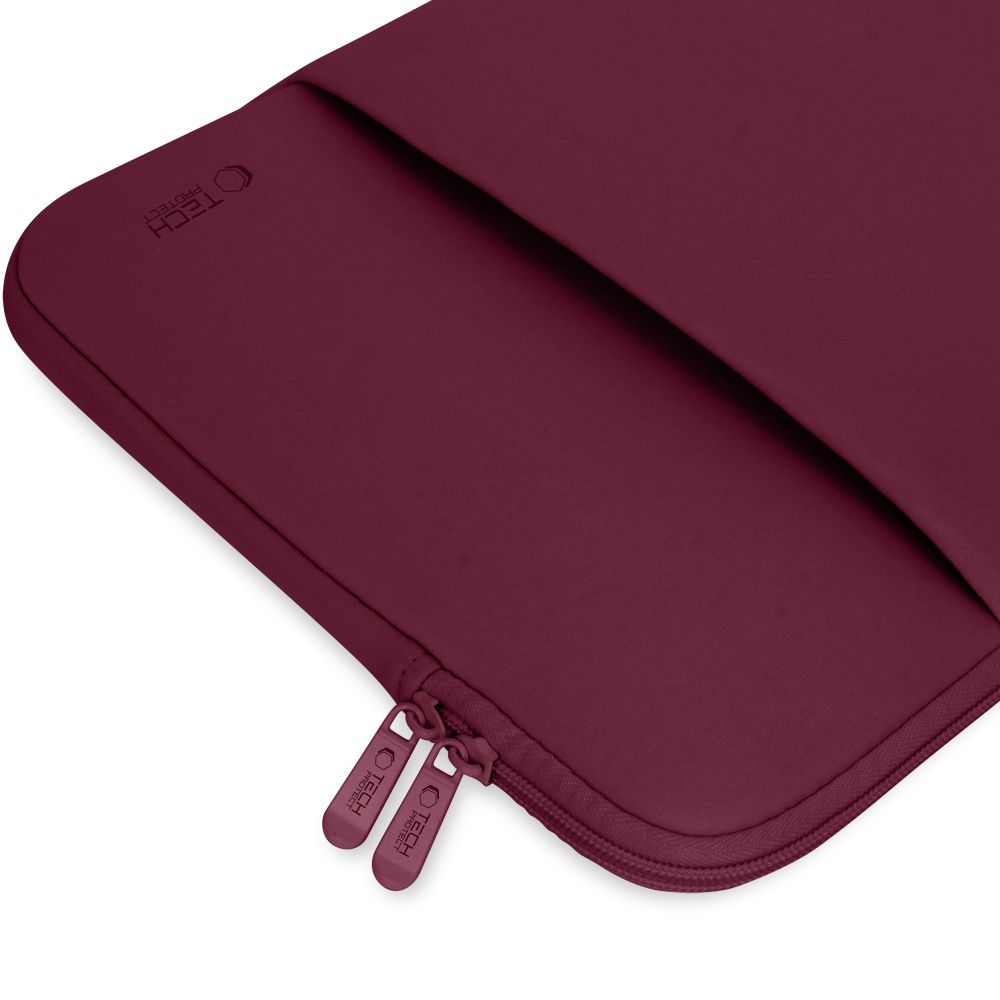 Tech-Protect Neoprenfodral för bärbar dator 13" - Bourgogne