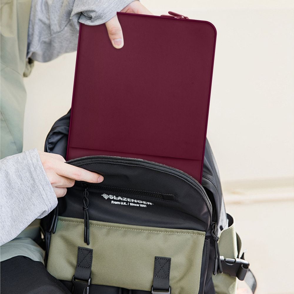 Tech-Protect Neoprenfodral för bärbar dator 13" - Bourgogne