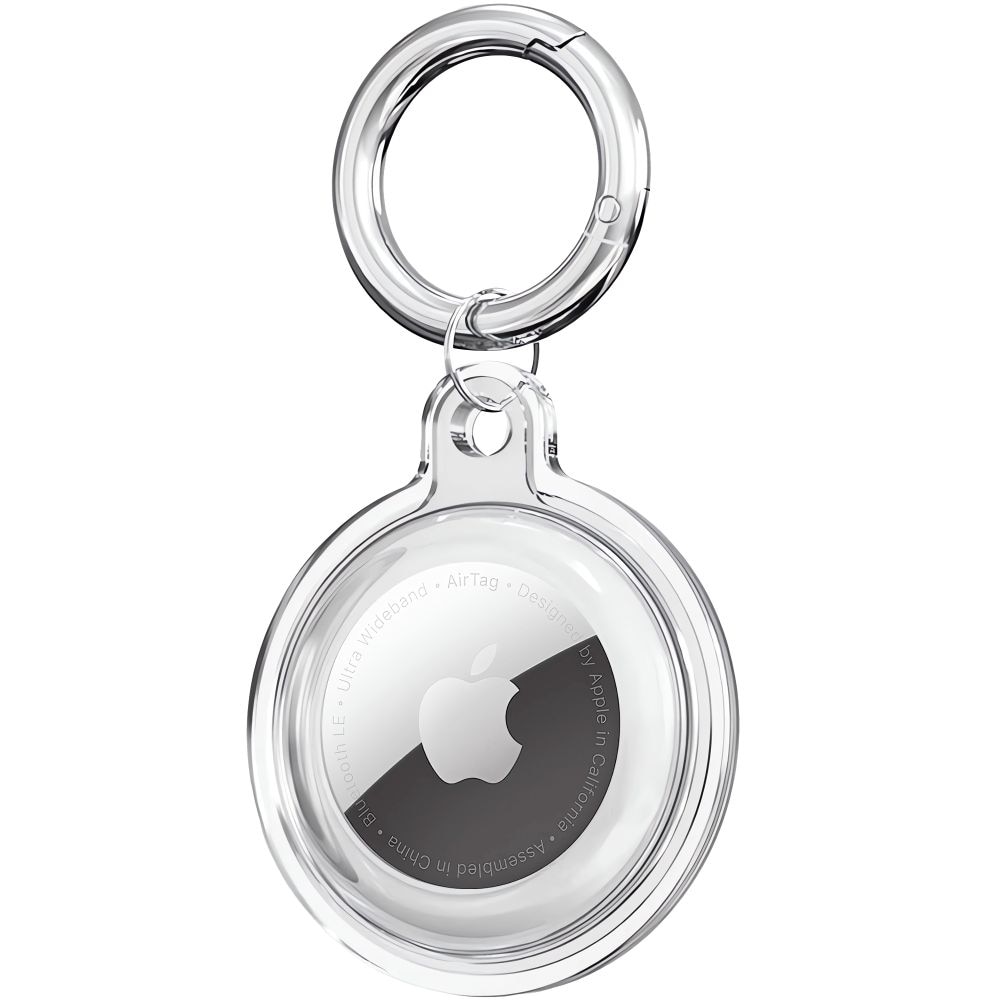 Tech-Protect Icon 4-pak etui til Apple AirTag - gennemsigtig