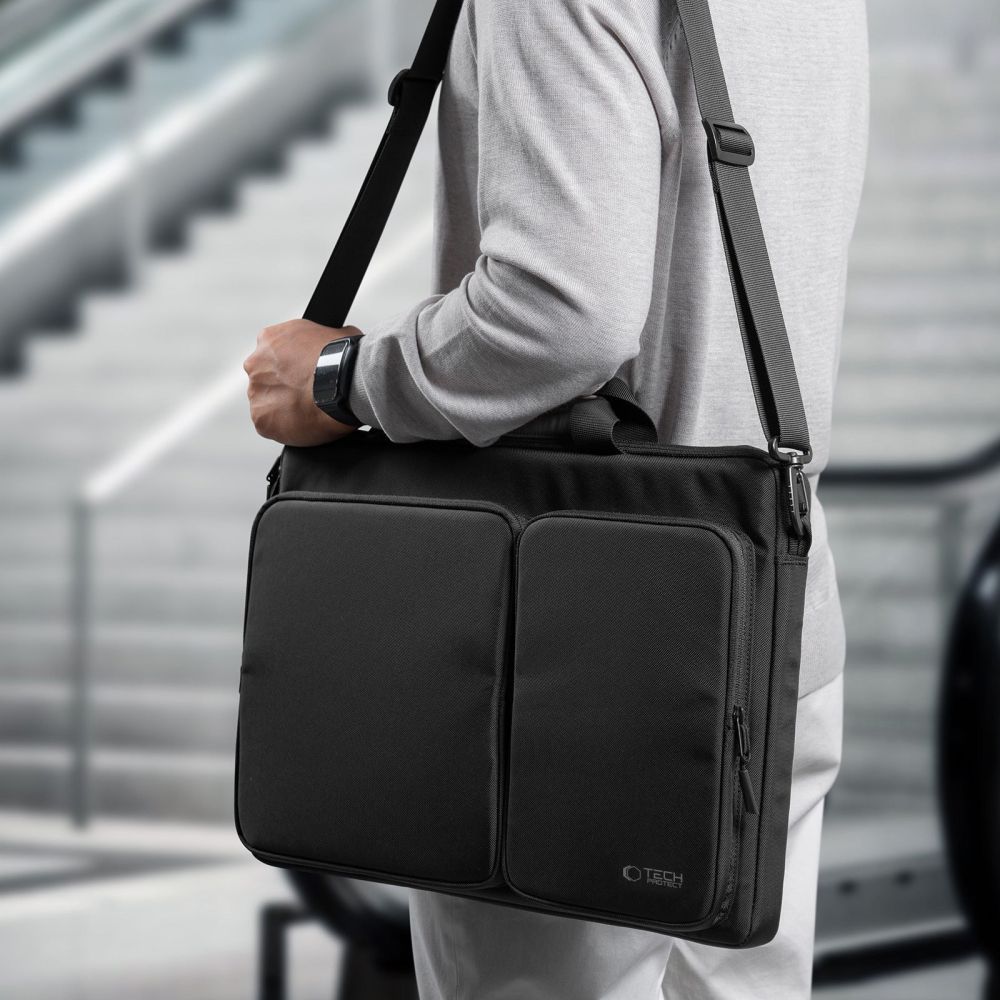 Tech-Protect Defender Väska för 17" bärbar dator - Svart