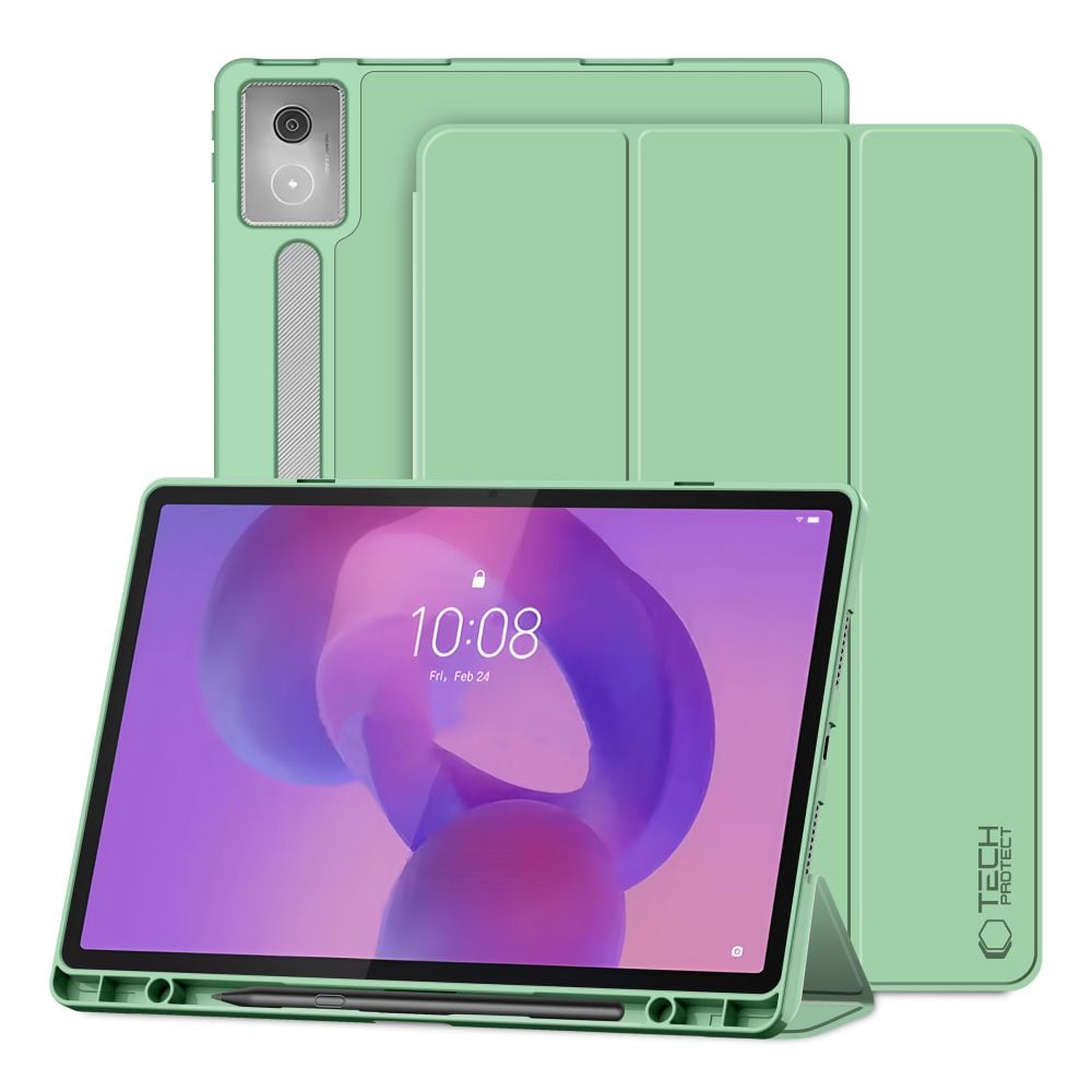 Tech-Protect SC Pen Case för Lenovo Idea Tab Pro / Pro MT 12.7 TB-373 - Grön