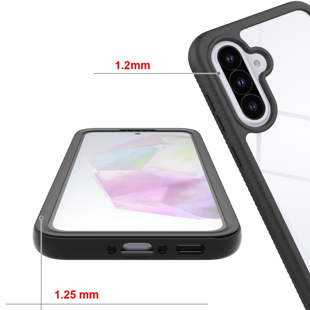 Tech-Protect Defense Case til Samsung Galaxy A36 / A56 5G - Sort
