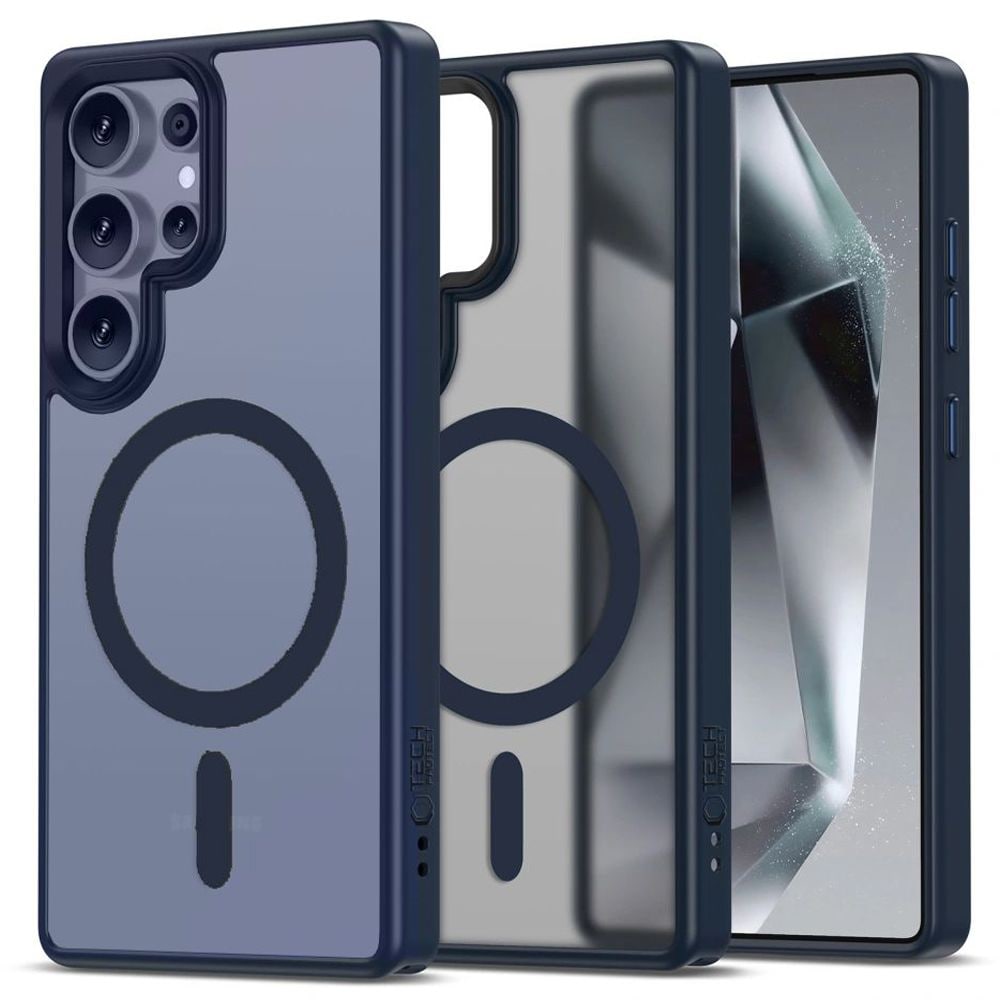 Tech-Protect MagMat MagSafe-fodral för Samsung Galaxy S25 Ultra - klarblå