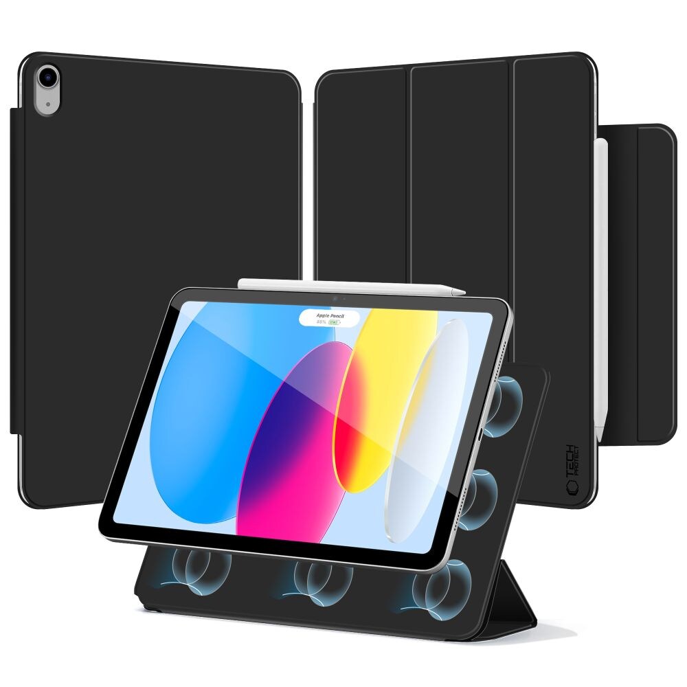 Tech-Protect Smartcase Magnetic för iPad 10,9" 2022 / iPad 11" 2025 - svart
