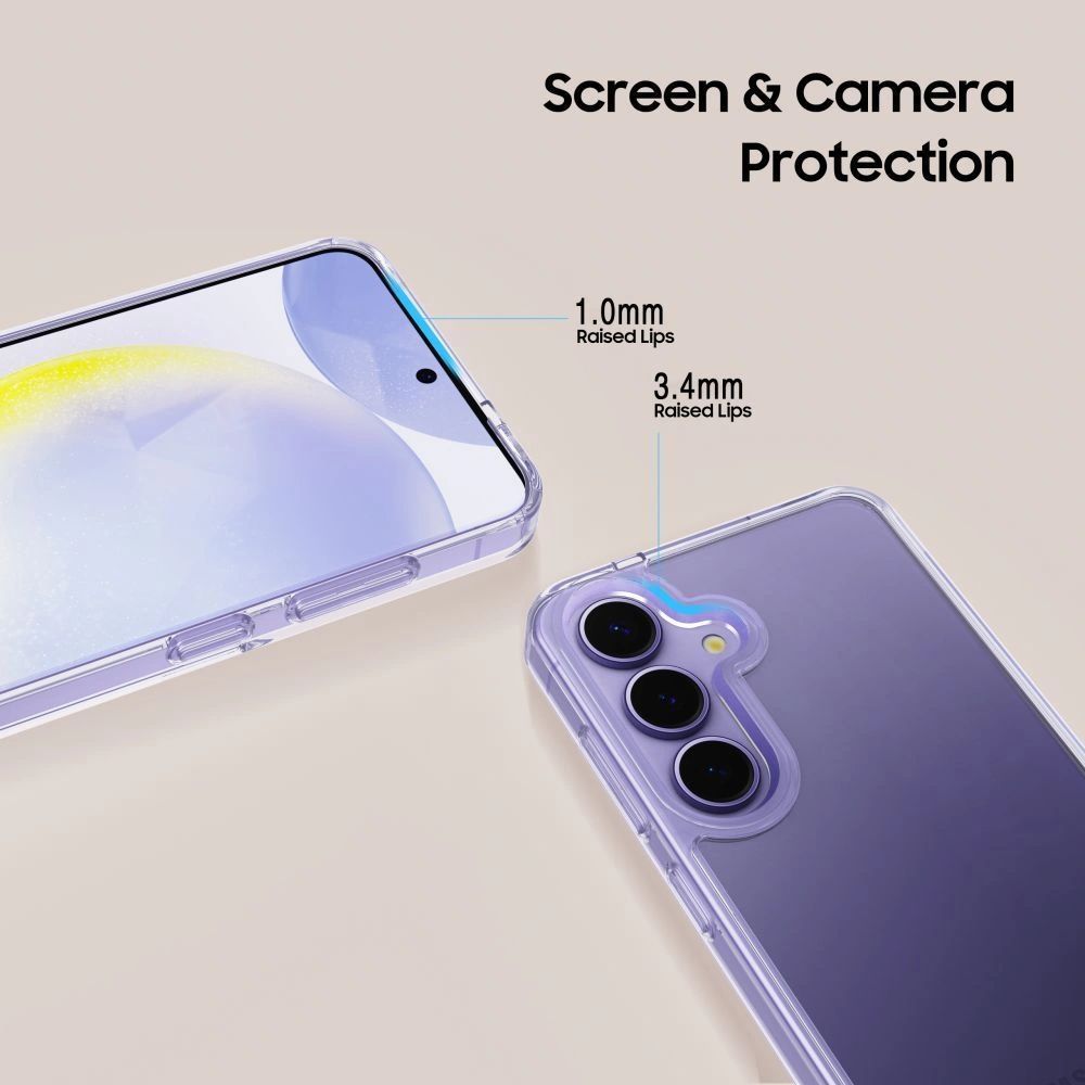 Tech-Protect FlexAir Hybrid-etui til Samsung Galaxy S25 Edge - Klar