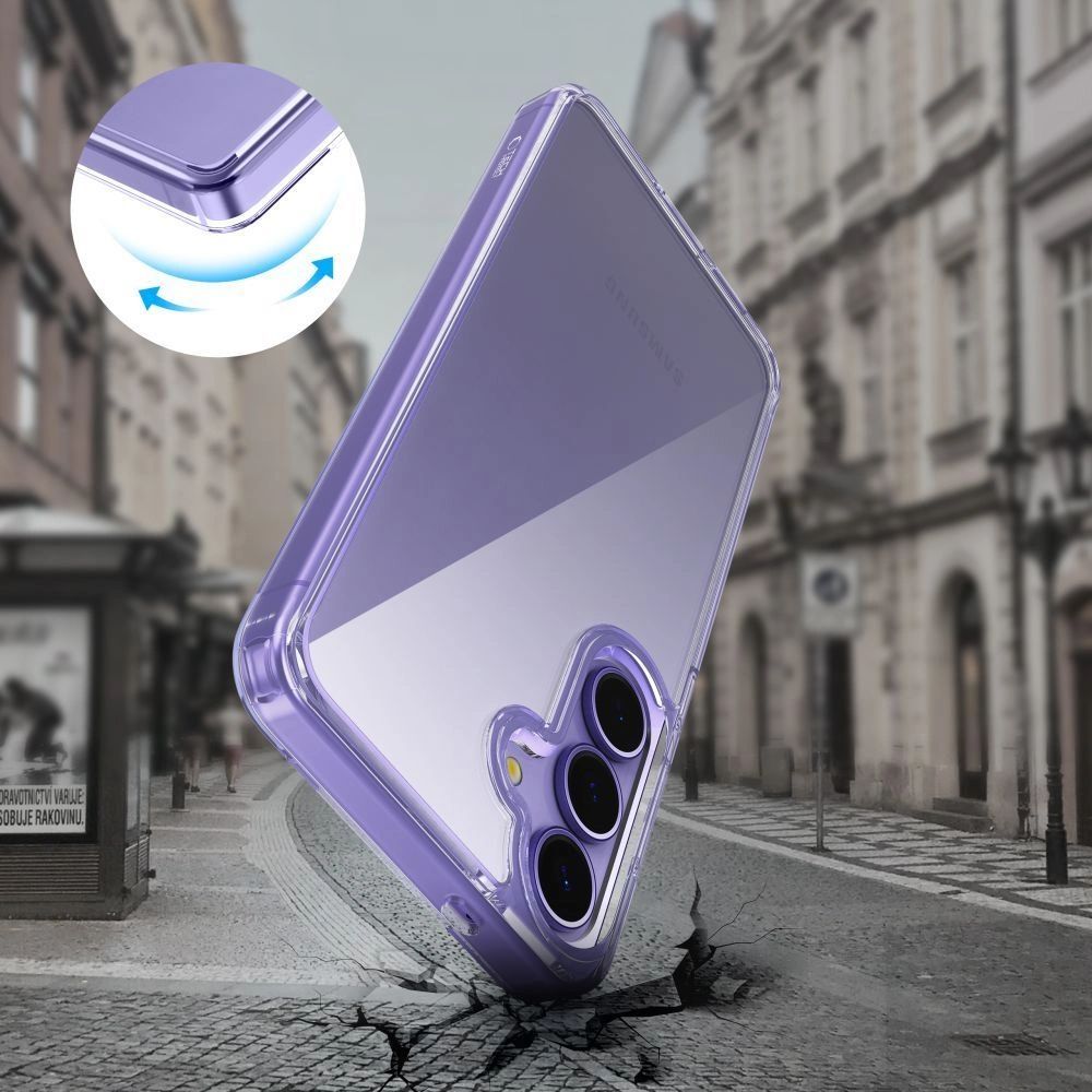 Tech-Protect FlexAir Hybrid-etui til Samsung Galaxy S25 Edge - Klar