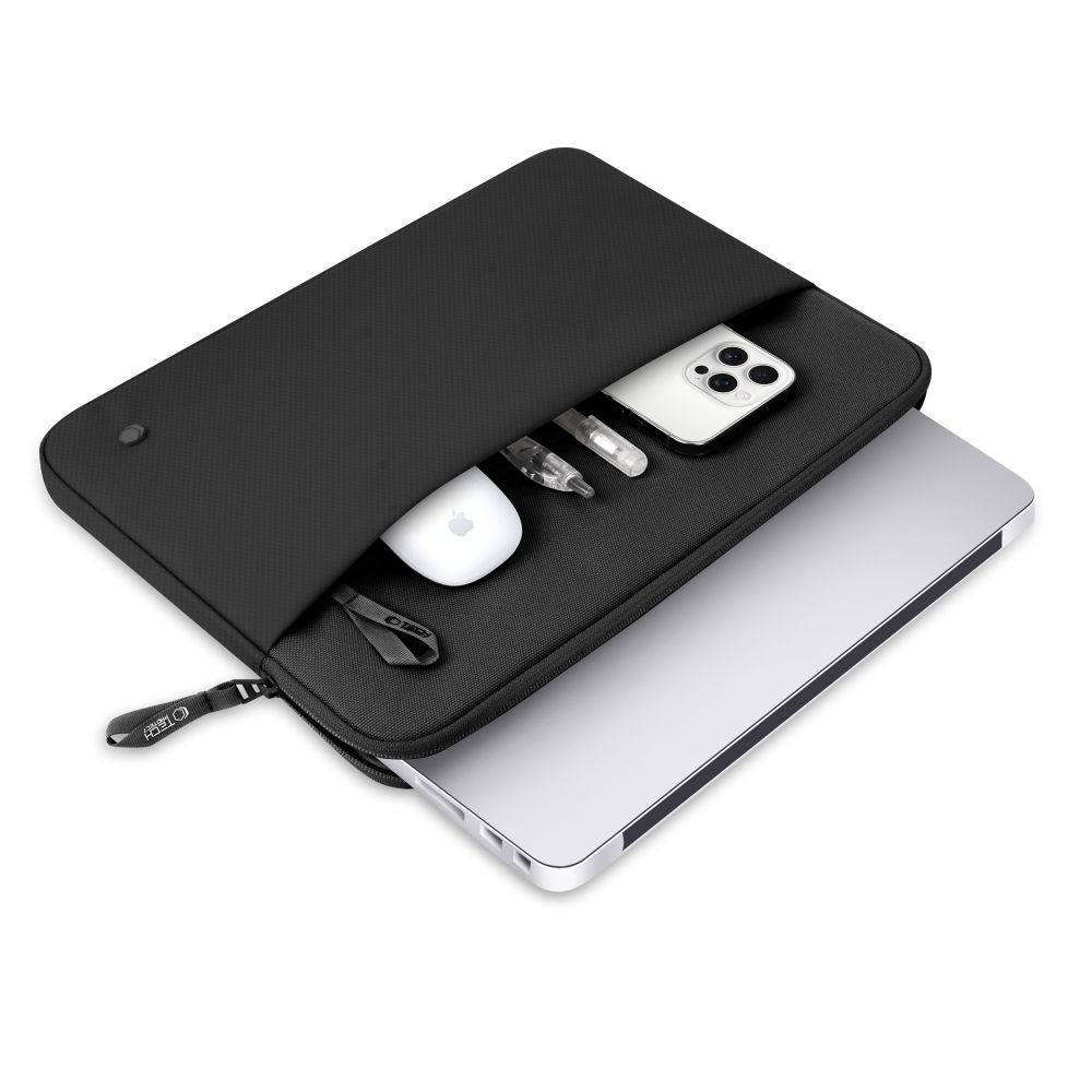 Tech-Protect Sleeve Väska för bärbar dator 15-16 - Svart