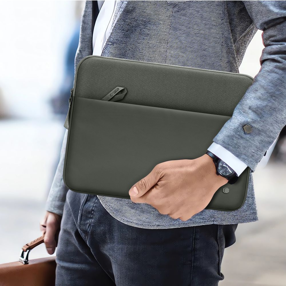 Tech-Protect Sleeve Väska för bärbar dator 15-16 - Grön