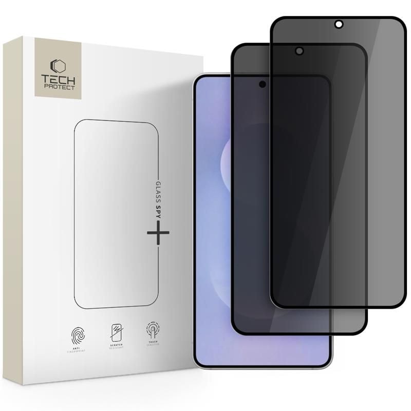 Tech-Protect Glass Spy+ 2-pack Skyddsglas för Samsung Galaxy S25 Edge