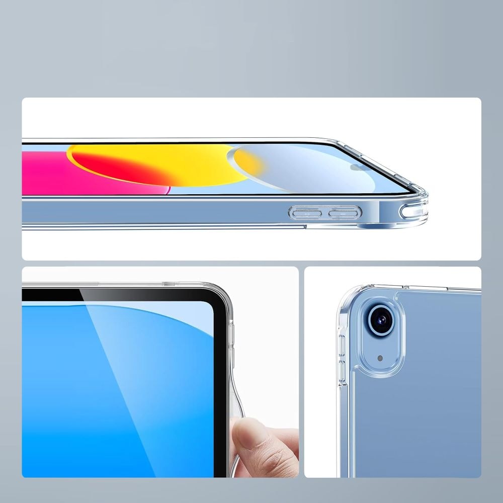 Tech-Protect FlexAir Hybrid-etui til iPad 10,9" 10/2022/11" 11/2025 - Transparent