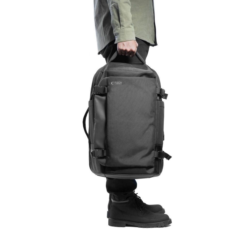 Tech-Protect Defender S40 Ryggsäck för Ryanair & Wizzar, 20L Laptop - Svart