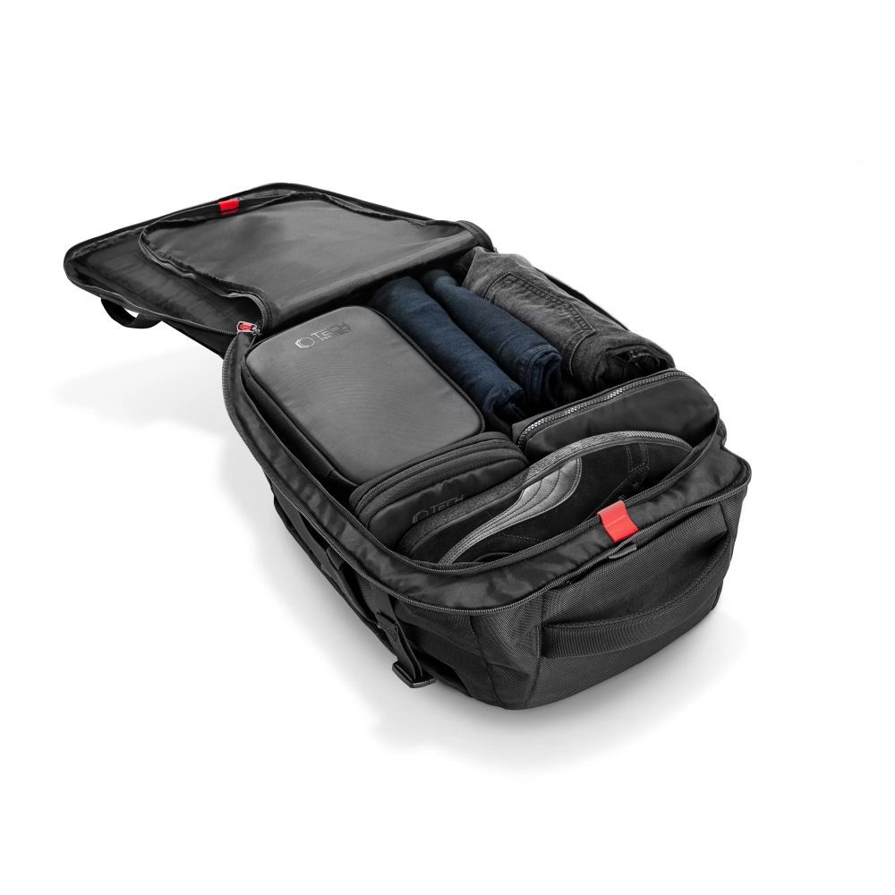 Tech-Protect Defender S40 Ryggsäck för Ryanair & Wizzar, 20L Laptop - Svart