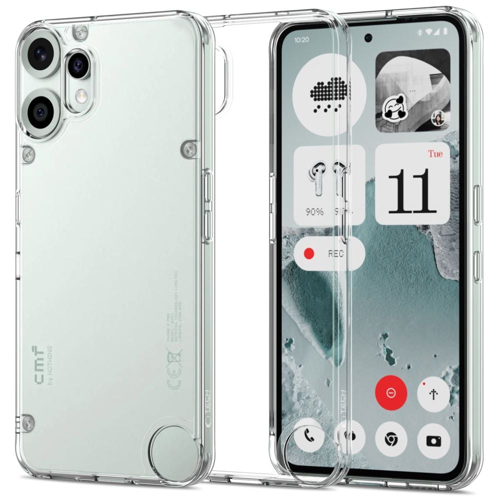 Tech-Protect FlexAir Hybridfodral för Nothing CMF Phone 2 Pro - Transparent