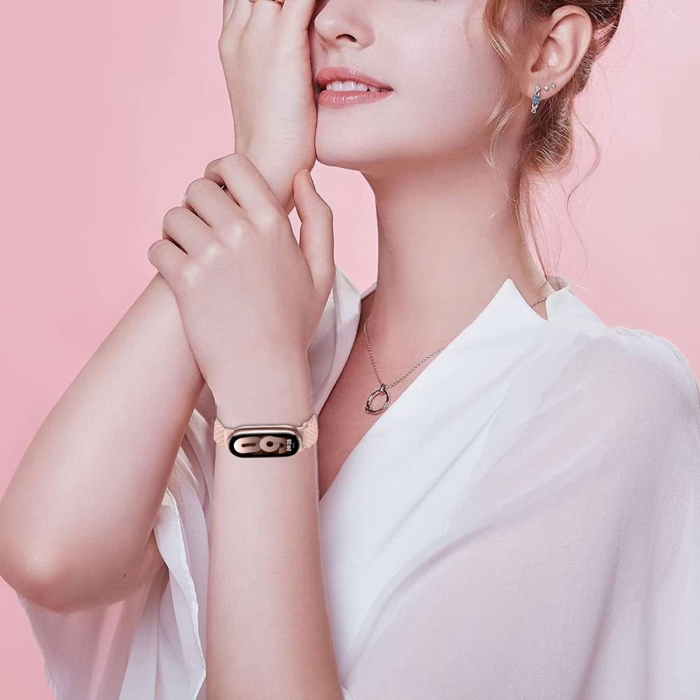 Tech-Protect NylonMag Rem för Xiaomi Smart Band 8 / 9 / NFC - Svart