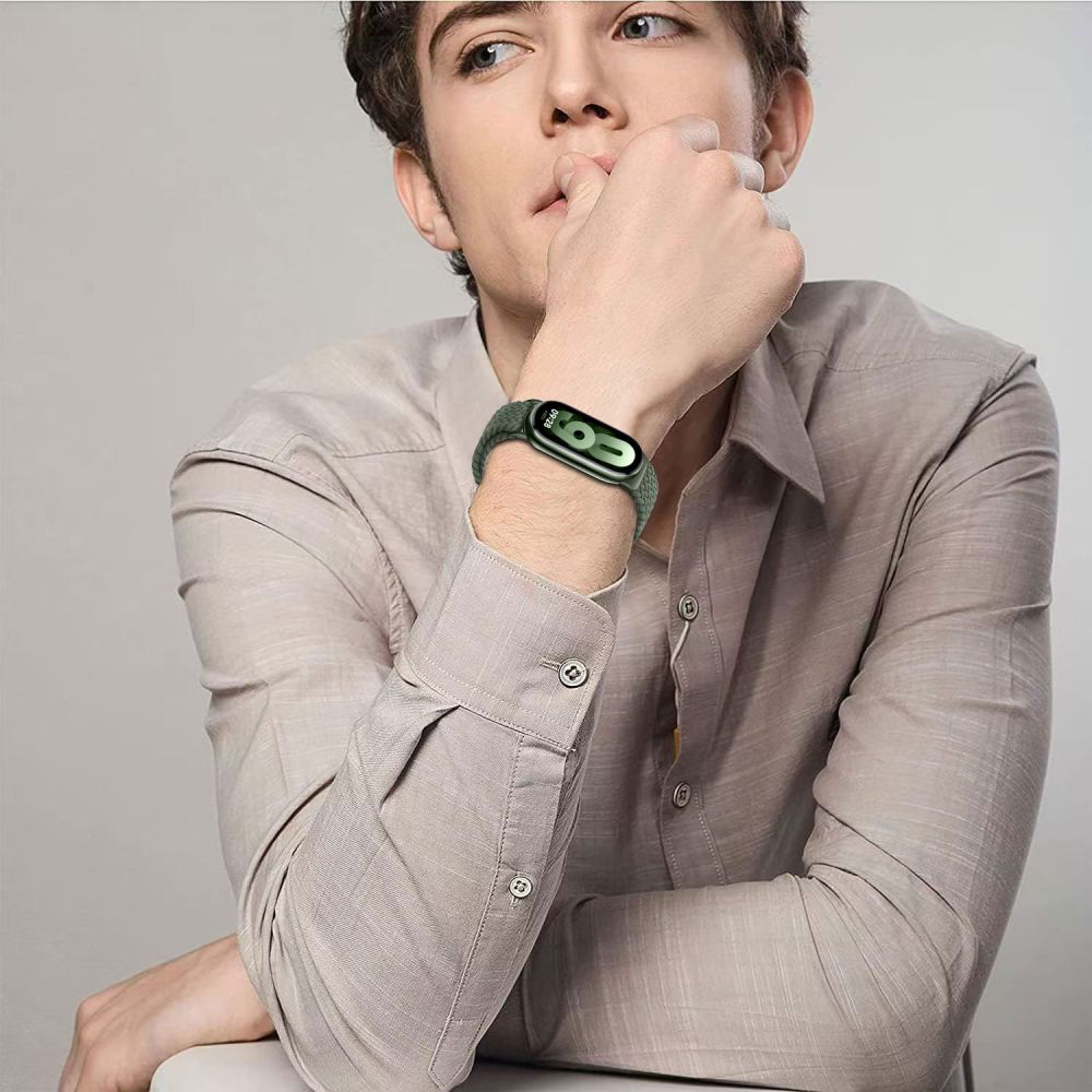 Tech-Protect NylonMag Rem för Xiaomi Smart Band 8 / 9 / NFC - Svart