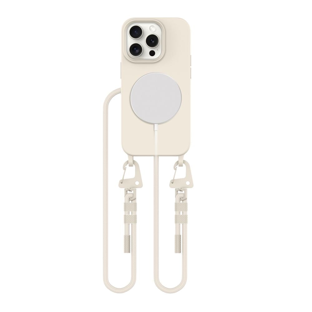 Tech-Protect MagNecklace MagSafe iPhone 14 Pro-fodral - Beige