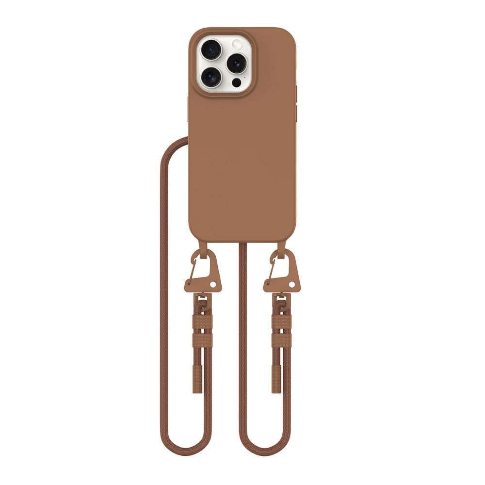 Tech-Protect MagNecklace MagSafe iPhone 14 Pro-etui - Brun