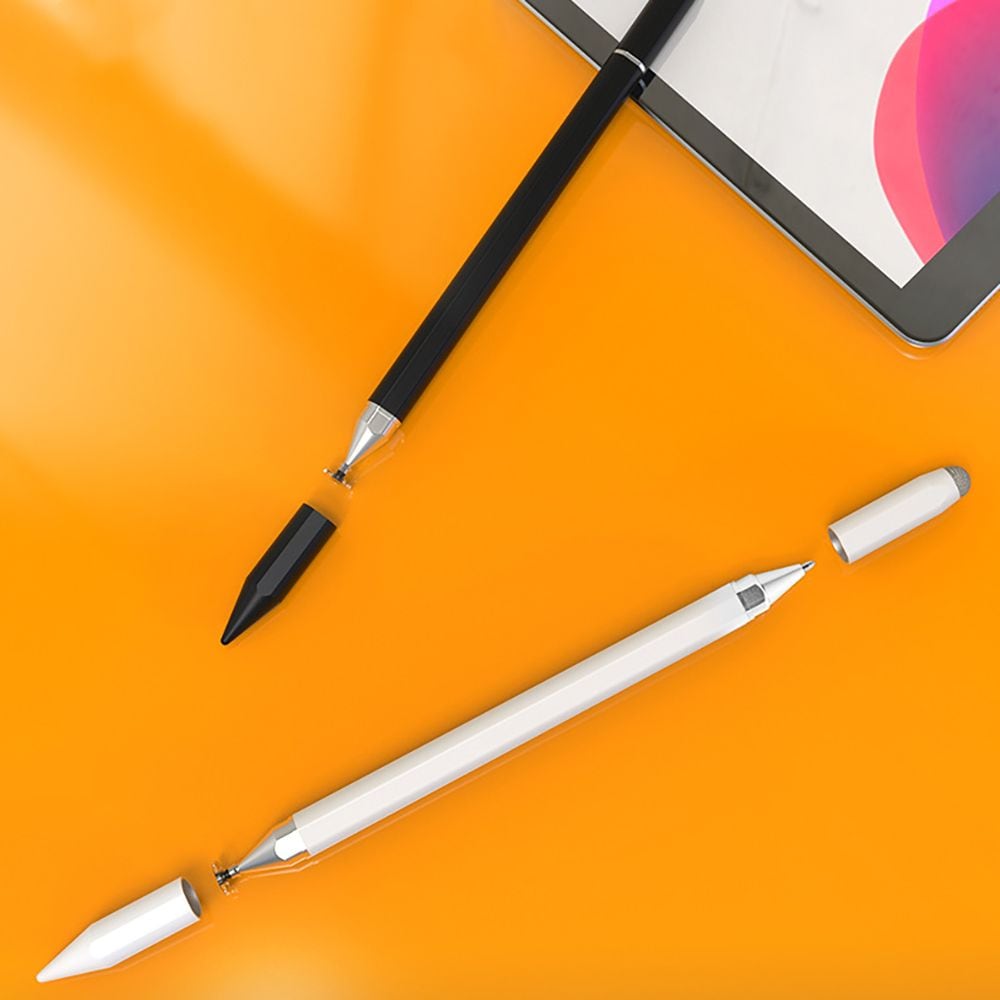 Tech-Protect USP200 3-TIP Stylus Passiv Penna - Vit / Passiv styluspenna / Pekskärmspenna
