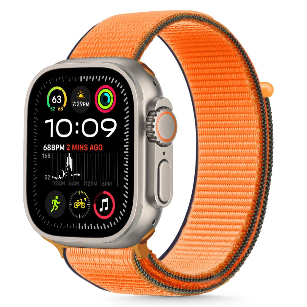 Tech-Protect Nylonarmband för Apple-klocka 40/41/42mm Orange