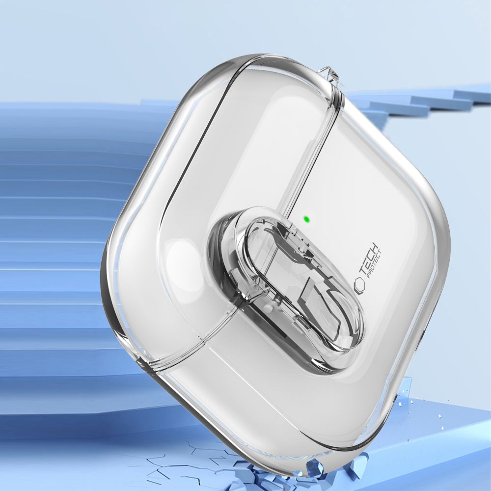 Tech-Protect Slim Hook-etui til AirPods 4 - Klar
