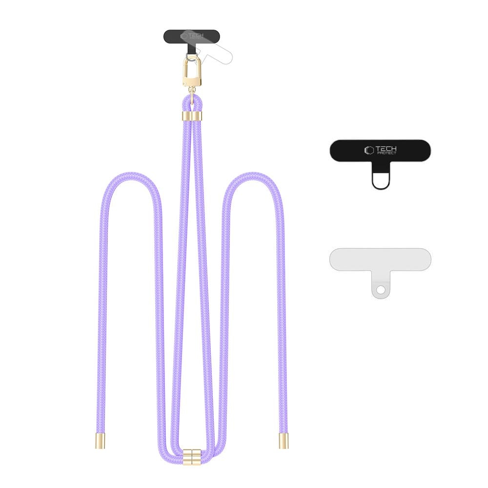Tech-Protect C7S Rope Crossbody Strap Koppel - Lila