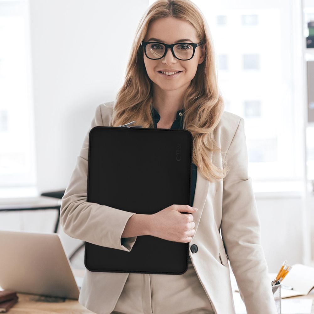 Tech-Protect Neoslim 13-14" väska för bärbar dator - svart