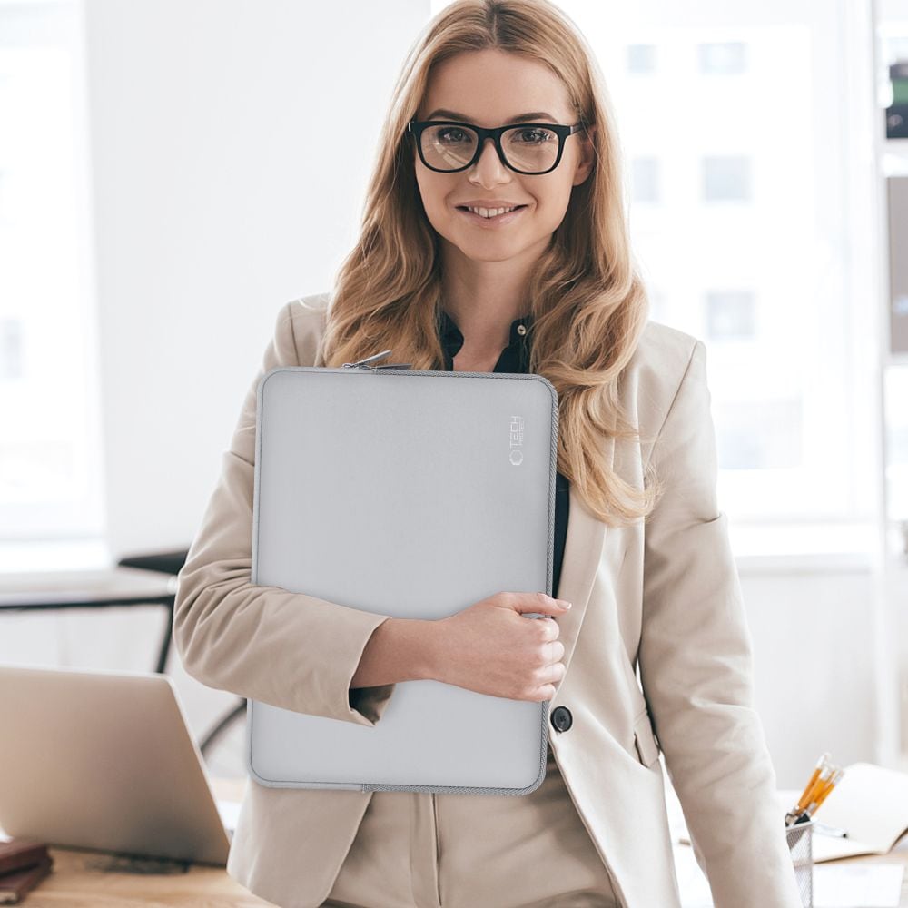 Tech-Protect Neoslim 13-14" väska för bärbar dator - grå