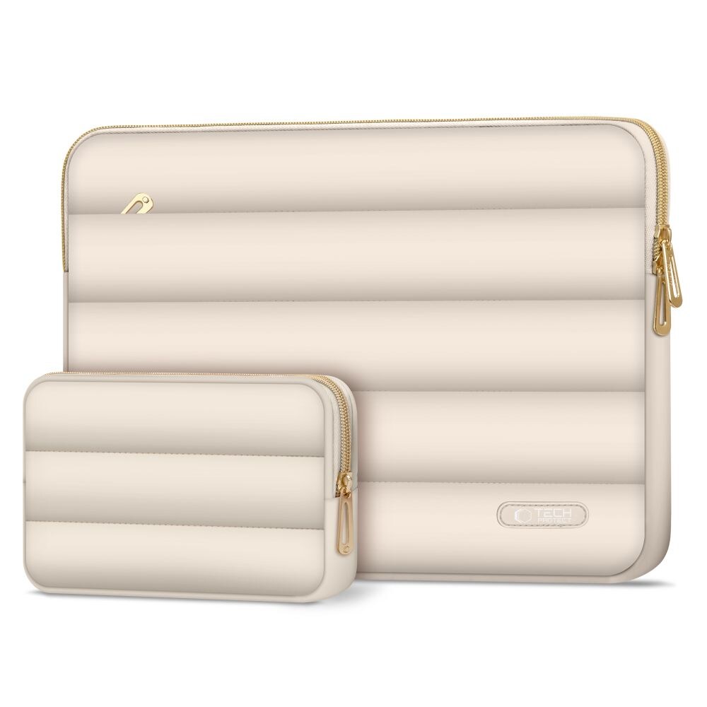 Tech-Protect Puffy 13-14 Väska för bärbar dator - Beige