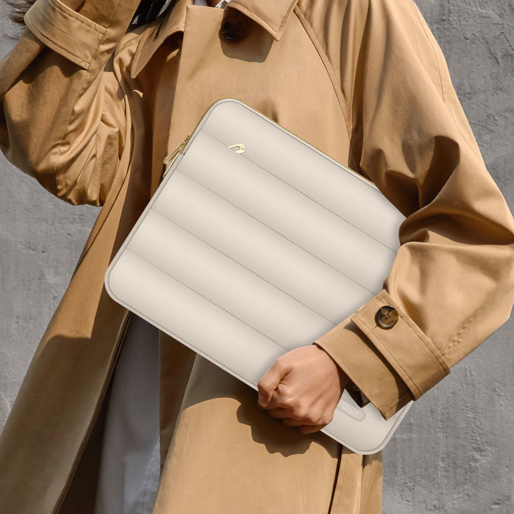 Tech-Protect Puffy 13-14 Väska för bärbar dator - Beige