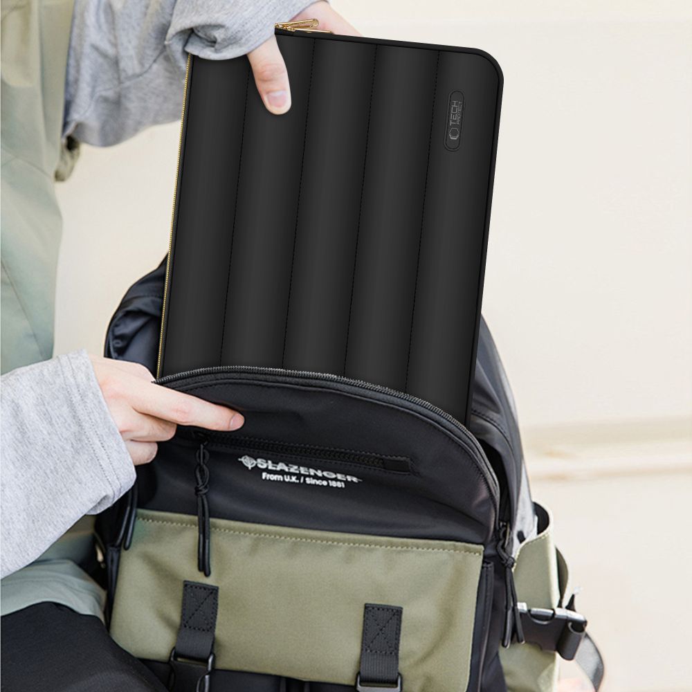 Tech-Protect Puffy 13-14" väska för bärbar dator - svart