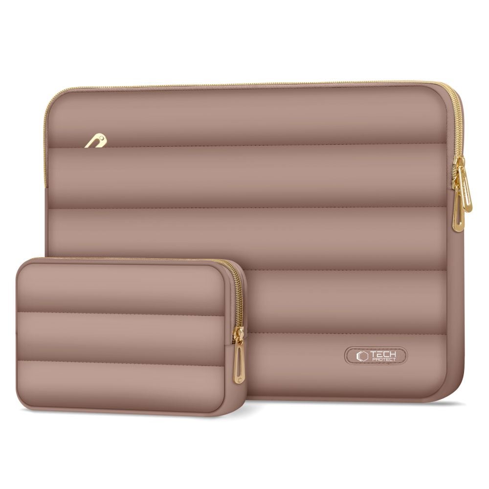 Tech-Protect Puffy 15-16" väska för bärbar dator - Brun
