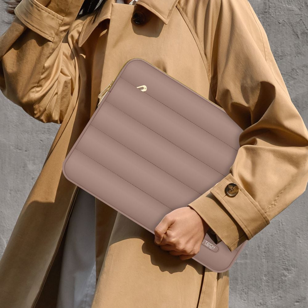 Tech-Protect Puffy 15-16" väska för bärbar dator - Brun