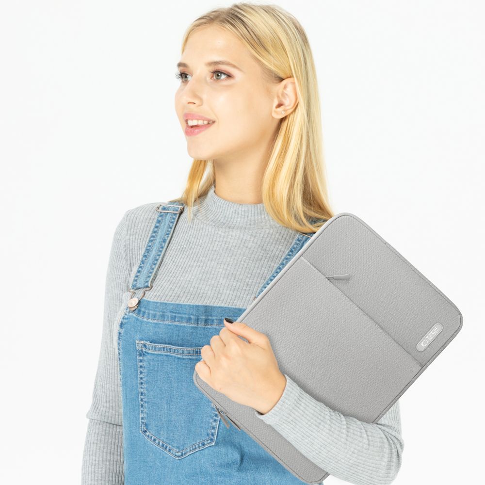 Tech-Protect Sleeve taske til bærbar computer 13-14 - grå