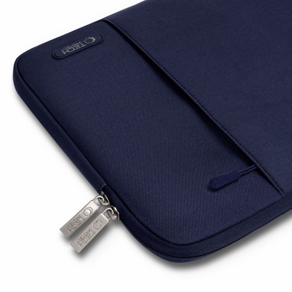 Tech-Protect Sleeve taske til bærbar computer 13-14 - marineblå