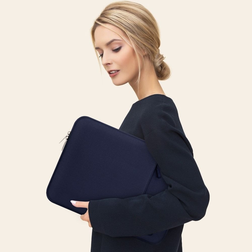 Tech-Protect Sleeve taske til bærbar computer 13-14 - marineblå
