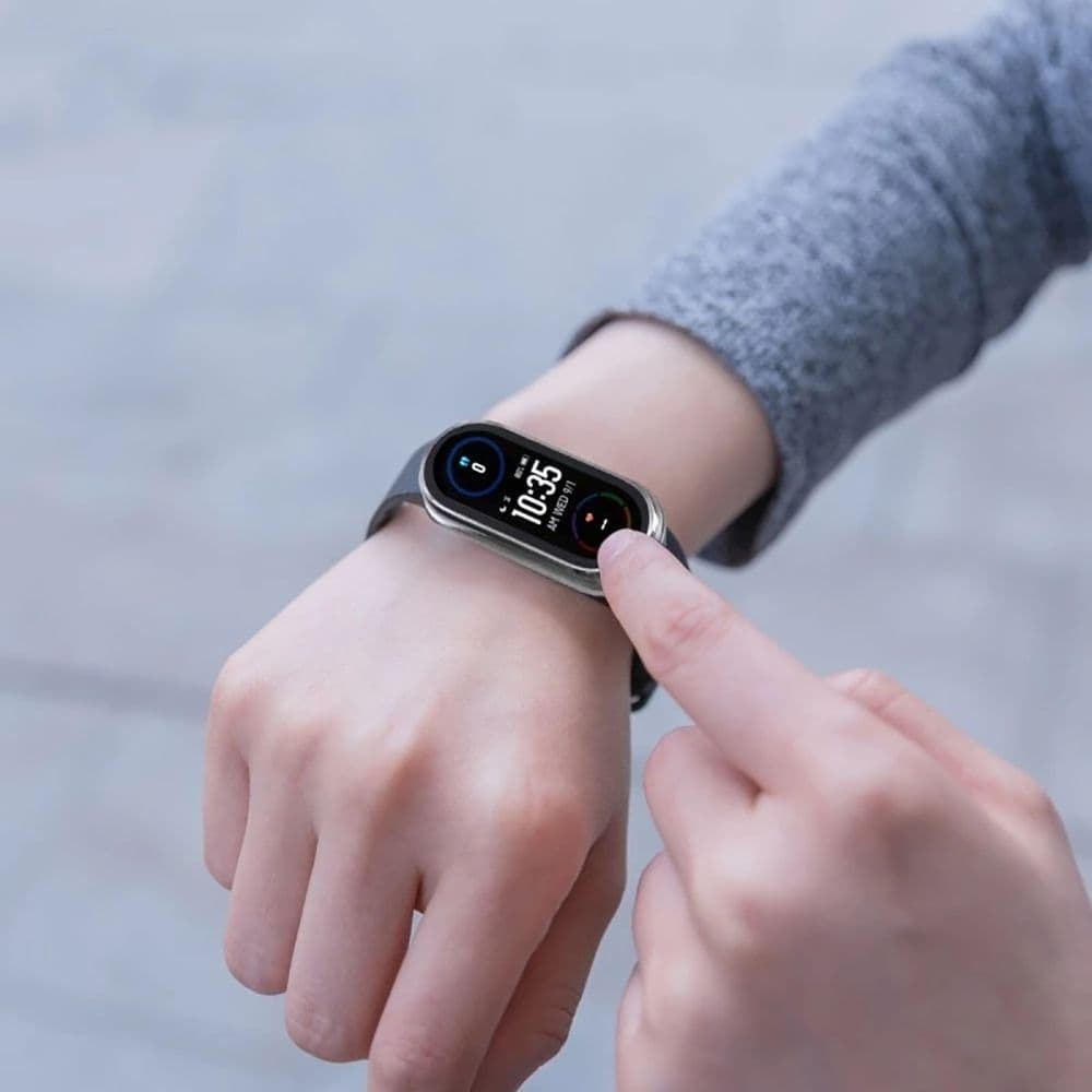 Tech-Protect Defense360-etui til Xiaomi Smart Band 9 / 9 NFC - Sort