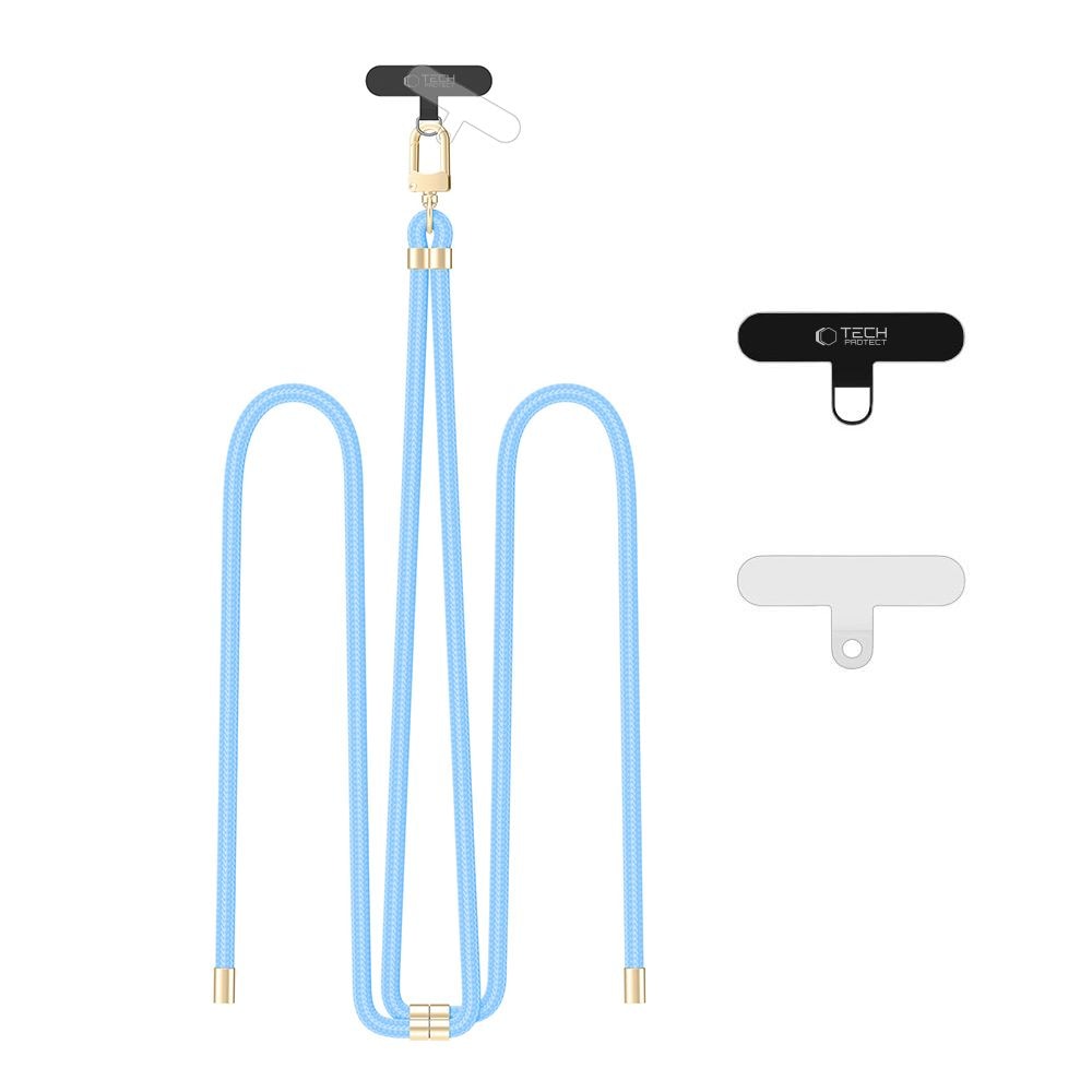 Tech-Protect C7S Rope Crossbody Strap Koppel - Blå