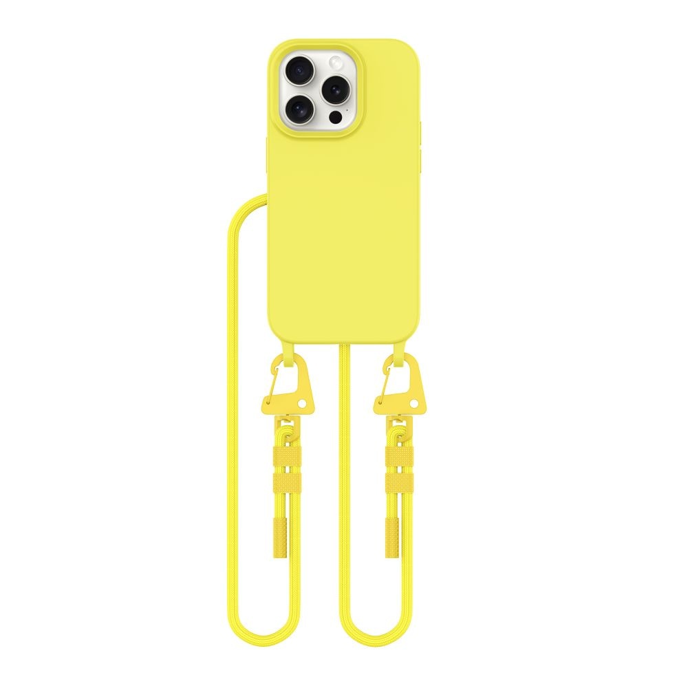 Tech-Protect MagNecklace MagSafe iPhone 15 Pro-etui - gul