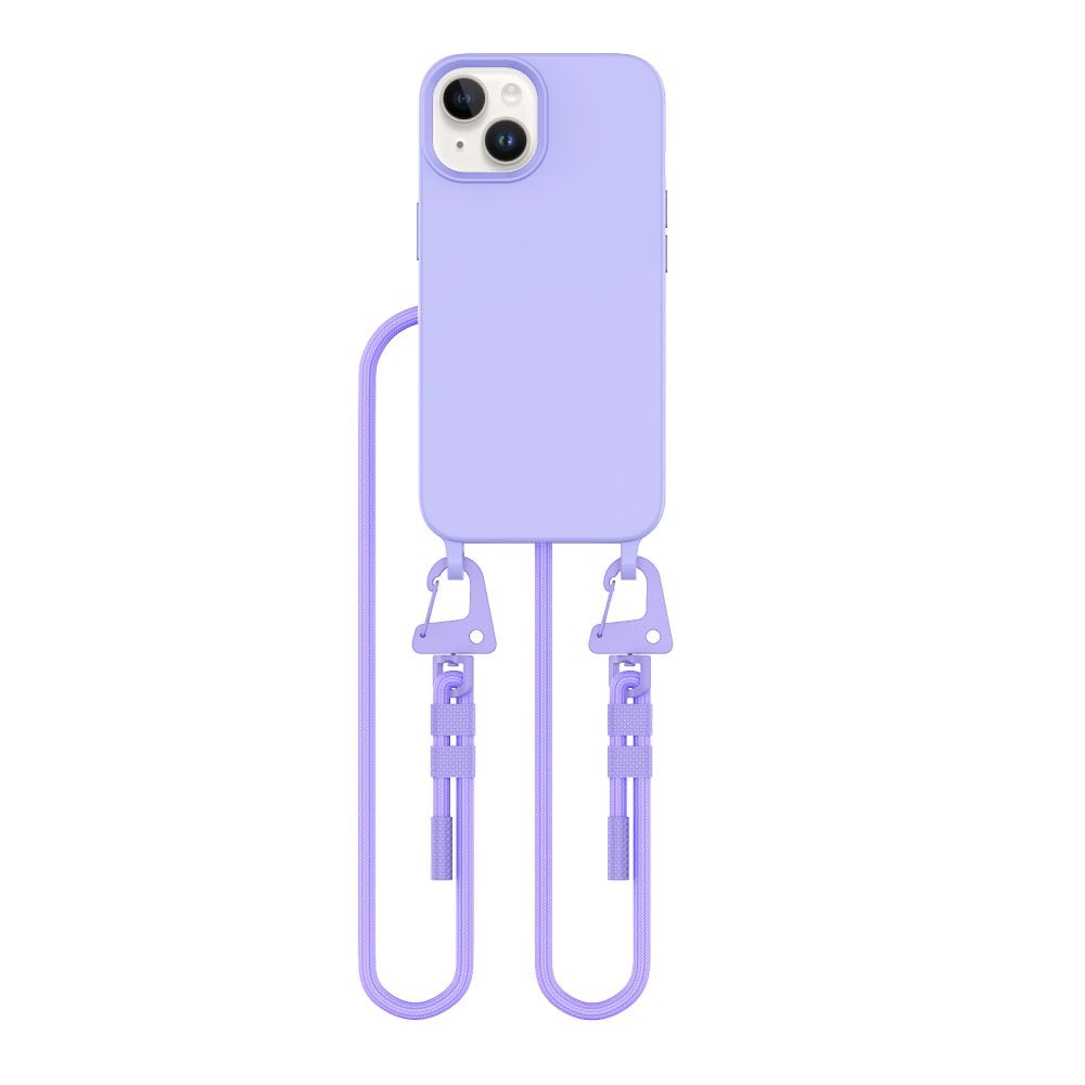 Tech-Protect MagNecklace MagSafe iPhone 15 Etui - Lavendel