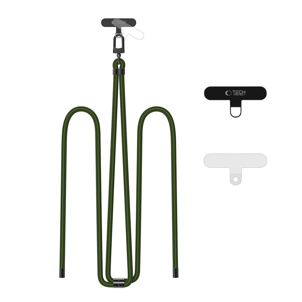 Tech-Protect C7S Rope Crossbody Strap Koppel - Oliv
