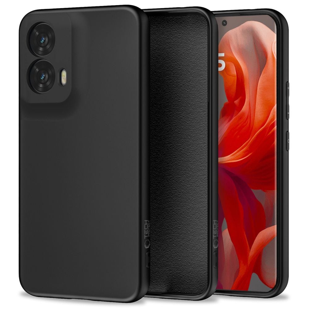 Tech-Protect Icon-fodral för Motorola Moto G85 5G - Svart
