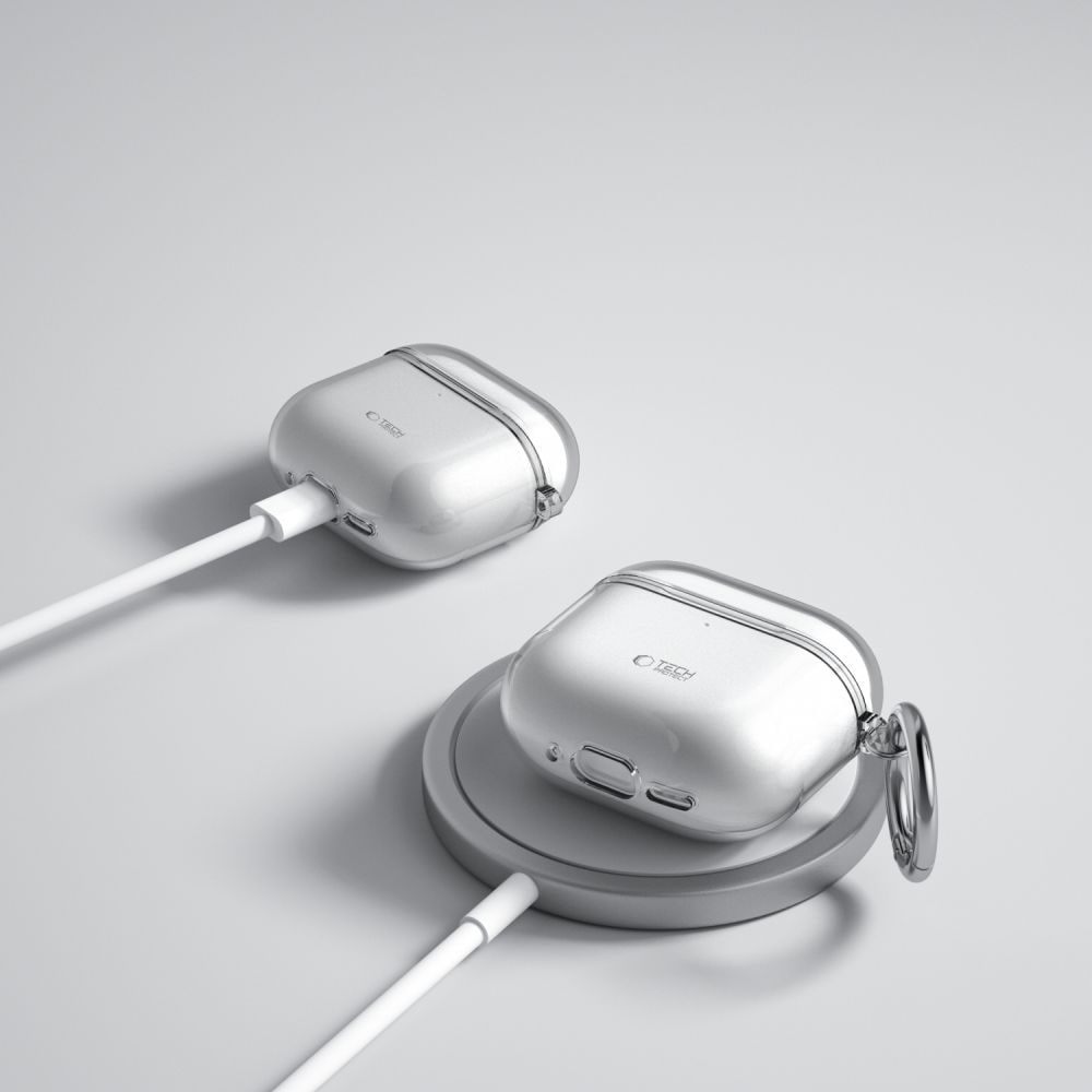 Tech-Protect FlexAir-etui til AirPods 4 - grå