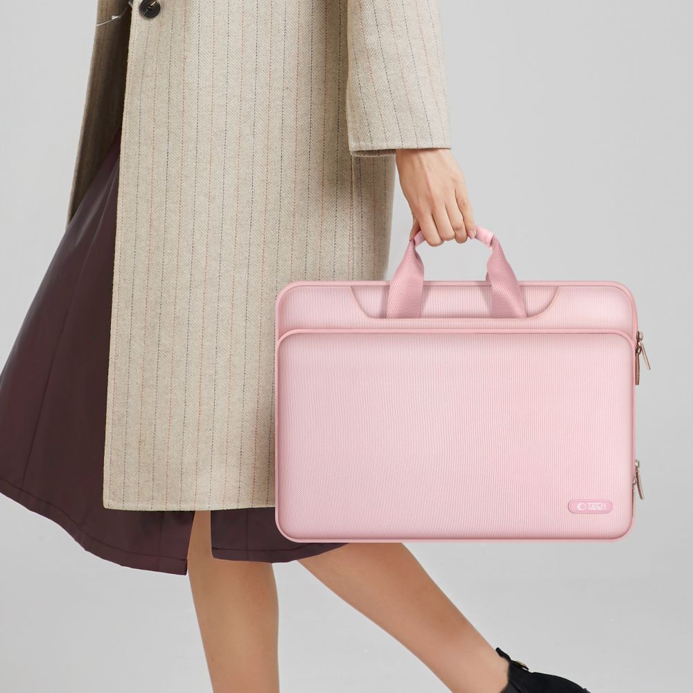 Tech-Protect Pocket 15-16 Väska för bärbar dator - Rosa