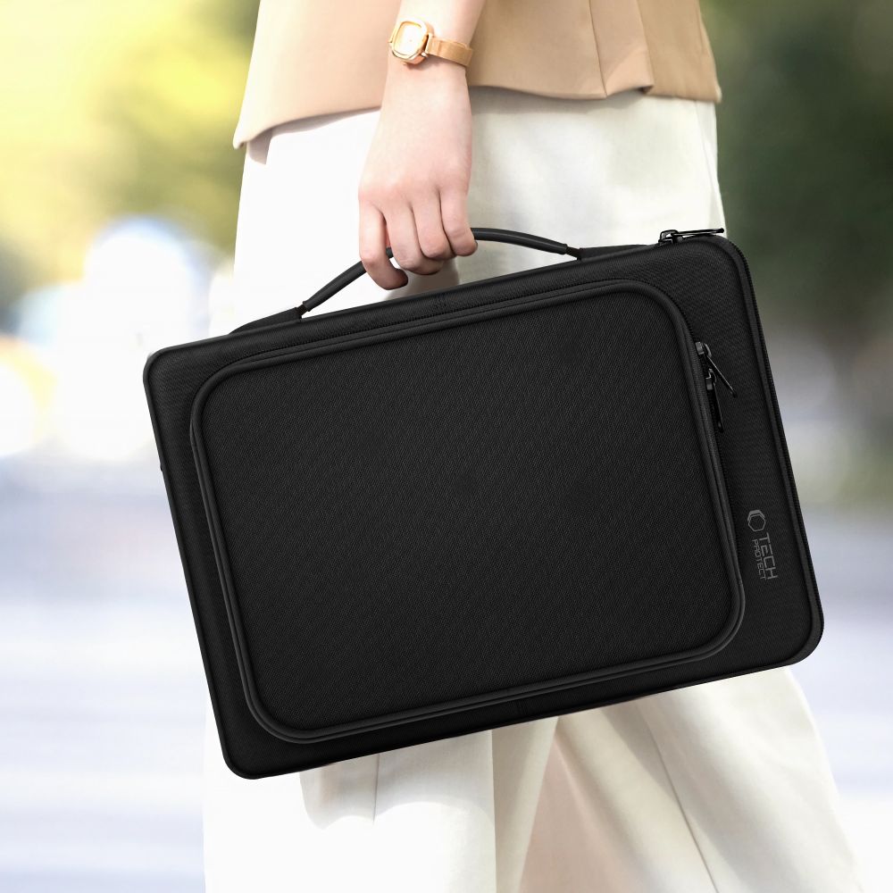 Tech-Protect Basic Bag för 13-14" bärbar dator - svart