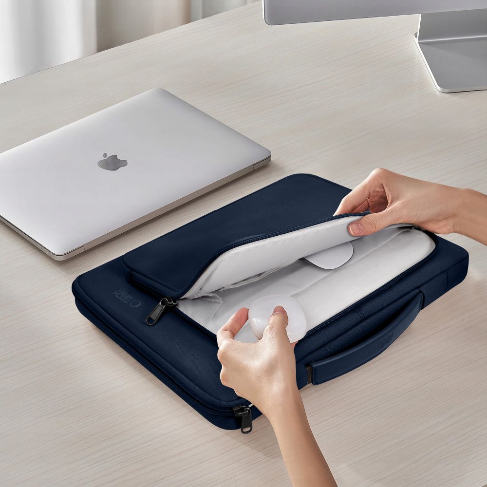 Tech-Protect Basic Bag för 15-16" bärbar dator - blå