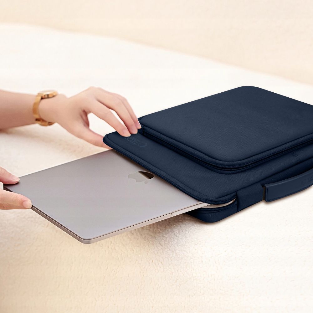 Tech-Protect Basic Bag för 15-16" bärbar dator - blå