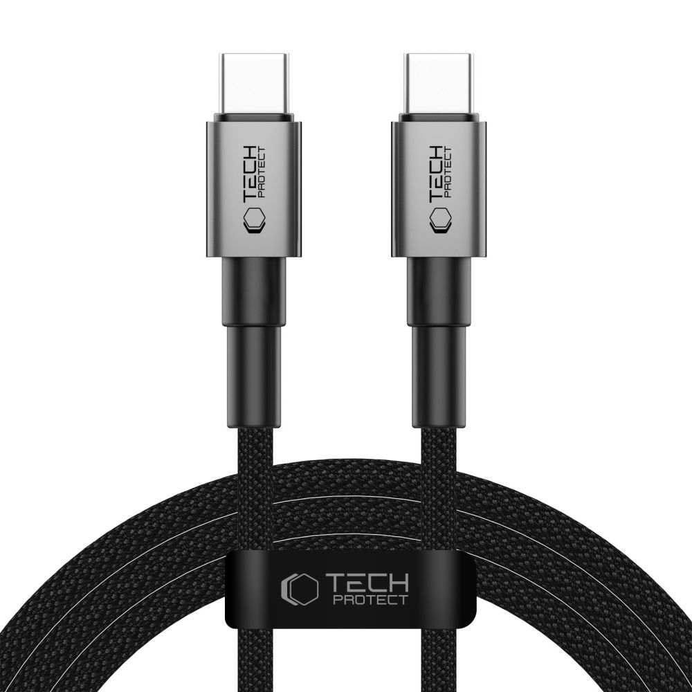 Tech-Protect UltraBoost DNA USB-C PD60W/3A-kabel 100 cm - grå