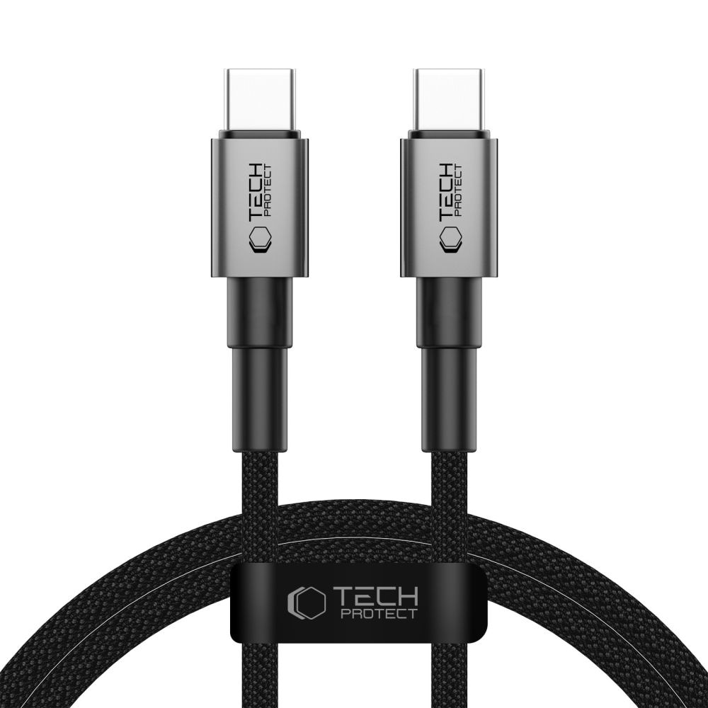 Tech-Protect UltraBoost DNA USB-C PD100W/5A-kabel 100 cm - grå