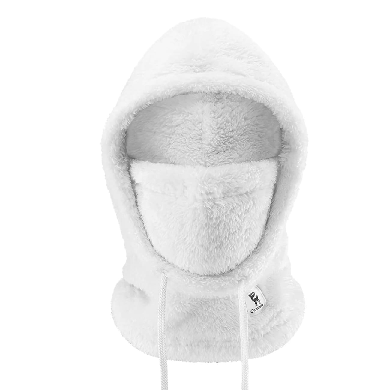 Qunature Arctic Velvet Skidbalaklava Storlek L - Vit